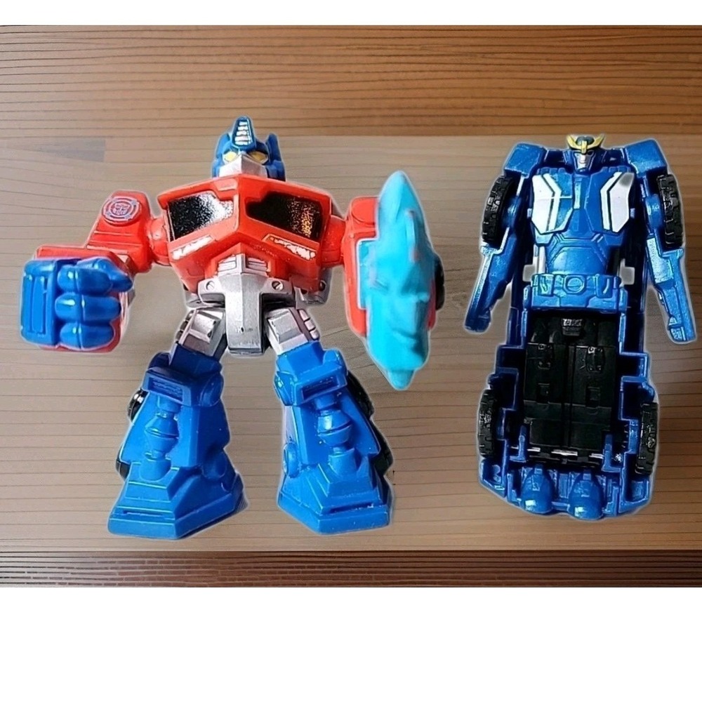 Lot 2 TRANSFORMERS Optimus Prime & RID Combiner Force Changer Strongarm Police